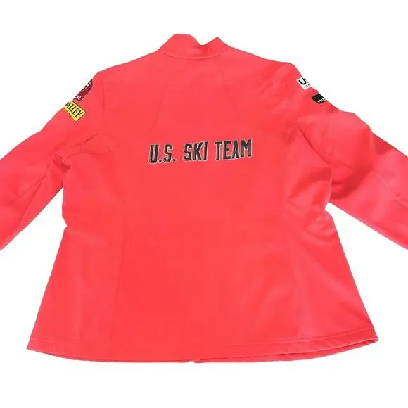 Spyder US Ski Medical Team Softshell Jacket Womens 3XL Neon Pink Full Zip - Picture 7 of 11